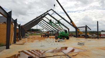 Structural Steel Goes Up